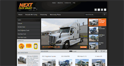 Desktop Screenshot of nexttrucksales.com