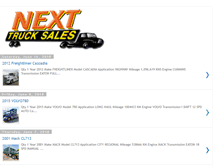 Tablet Screenshot of nexttrucksales.com